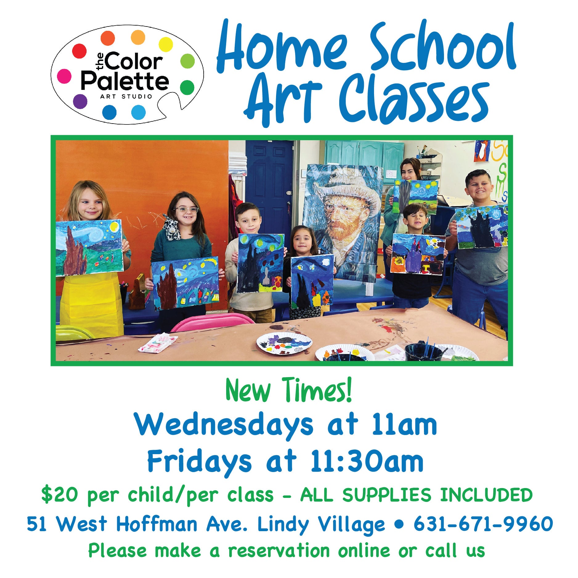 Palette art classes best sale